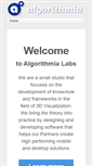 Mobile Screenshot of algorithmia.net